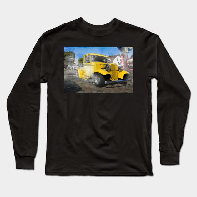 Ford - HotRod Long Sleeve T-Shirt by hottehue